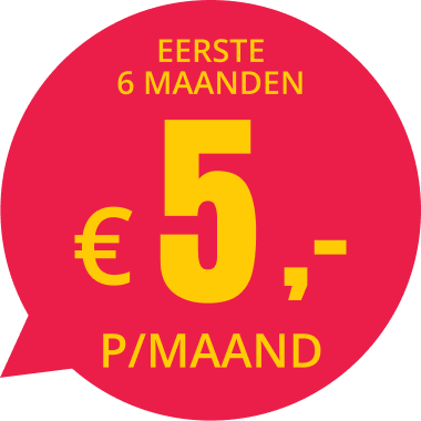 Bij Youfone Sim Only alle abonnementen € 5.-